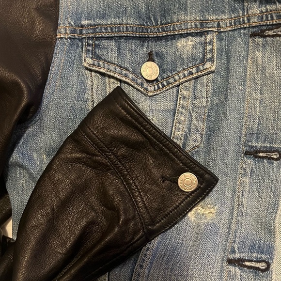 Rag and bone Jean/leather jacket - Picture 6 of 8